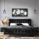 Leah Flower Framed Canvas 150x50cm - Image 3