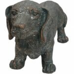 Douglas 1 Seater Dachshund Bench 74x39cm - Image 5