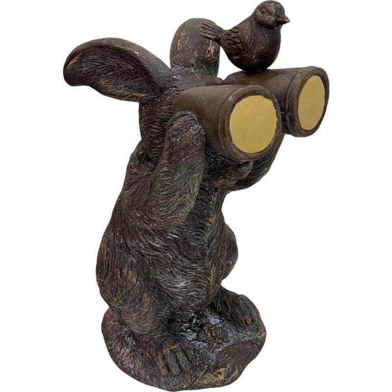 V637-E638027-202508252315-00.jpg Rabbit Binocular Statue 30x43cm - Image 1