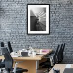 Stairway Artwork Framed W Glass Front 60x80cm - Image 5