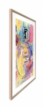 Luxury Perfume Artwork Framed W Glass Front 80x120cm - Image 3