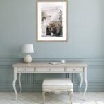 Italian Dreams Artwork Framed W Glass Front 60x80cm - Image 4