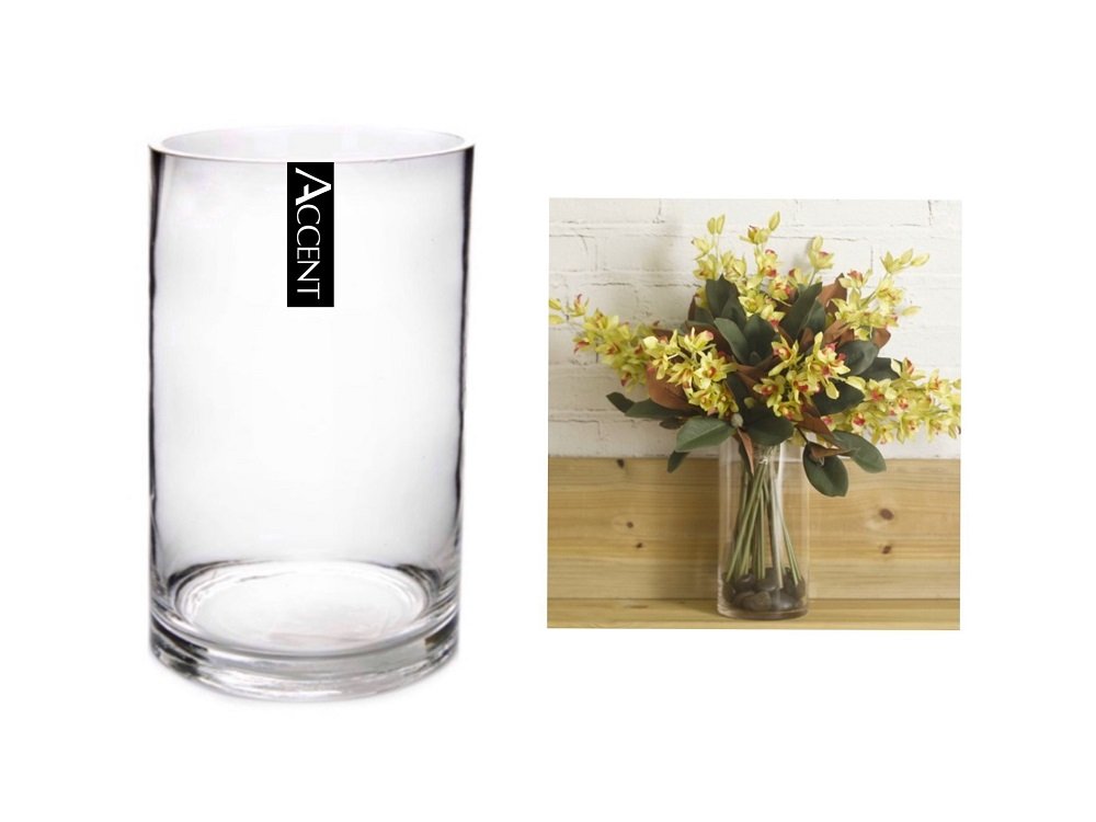 V637-GVA30288-202508252110-00.jpg bulk 6 Glass Cylinder Vase Flower 30cm - Image 1