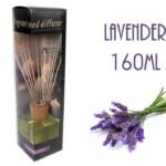 bulk 12 Fragrant Oil Diffuser Lavender 160ml 12 Rattan Sticks