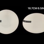 bulk 24 White Bone China Side Plate 17x2cm