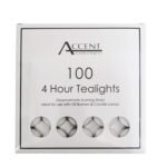 bulk 1000 Accent 4 Hour Tealight Candle