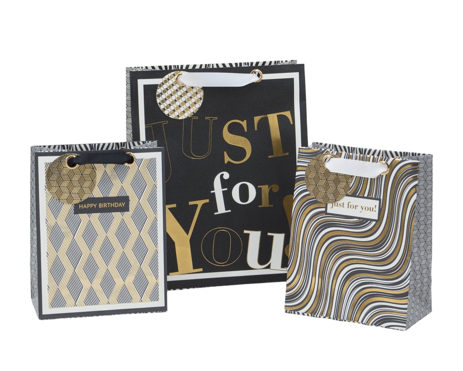 V637-WRP37378-202508260820-00.jpg bulk 24 Xlarge Golden Glam Gift Bag Assort 42cm - Image 1