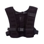 Black Premium Adjustable Weighted Vest for Strength Training, Running, and Cardio Fitness(8KG)