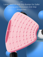 Pink Split Leg & Waist Twister Board - Core Abdominal Trainer with Resistance Bands for Home Fitness - Image 4