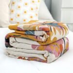 Pure Cotton Multi-Layer Gauze Blanket(Classic A, 230 cm x 200 cm) - Lightweight, Ultra-Breathable, and Moisture-Wicking Summer Quilt for Hot Sleepers - Image 2