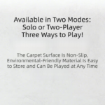 Kids Dual Player Interactive Electronic Dance Mat - Extra Large 105x90cm Anti-Slip Music Game Pad with Two Modes & Three Ways, No TV Required - Image 5