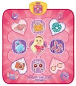 2-Pack Kids Multifunctional Electronic Dance Mat(100x87CM) - Dessert & Pink Ornament Theme Play Mat with Sound Recognition for Early Education and Physical Exercise - Image 2