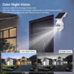 Camouflage Color Powered Outdoor Security Camera 1080P - Wireless Smart Home PTZ CCTV with Two-Way Audio, IP65 Waterproof & Colour Night Vision - Image 7