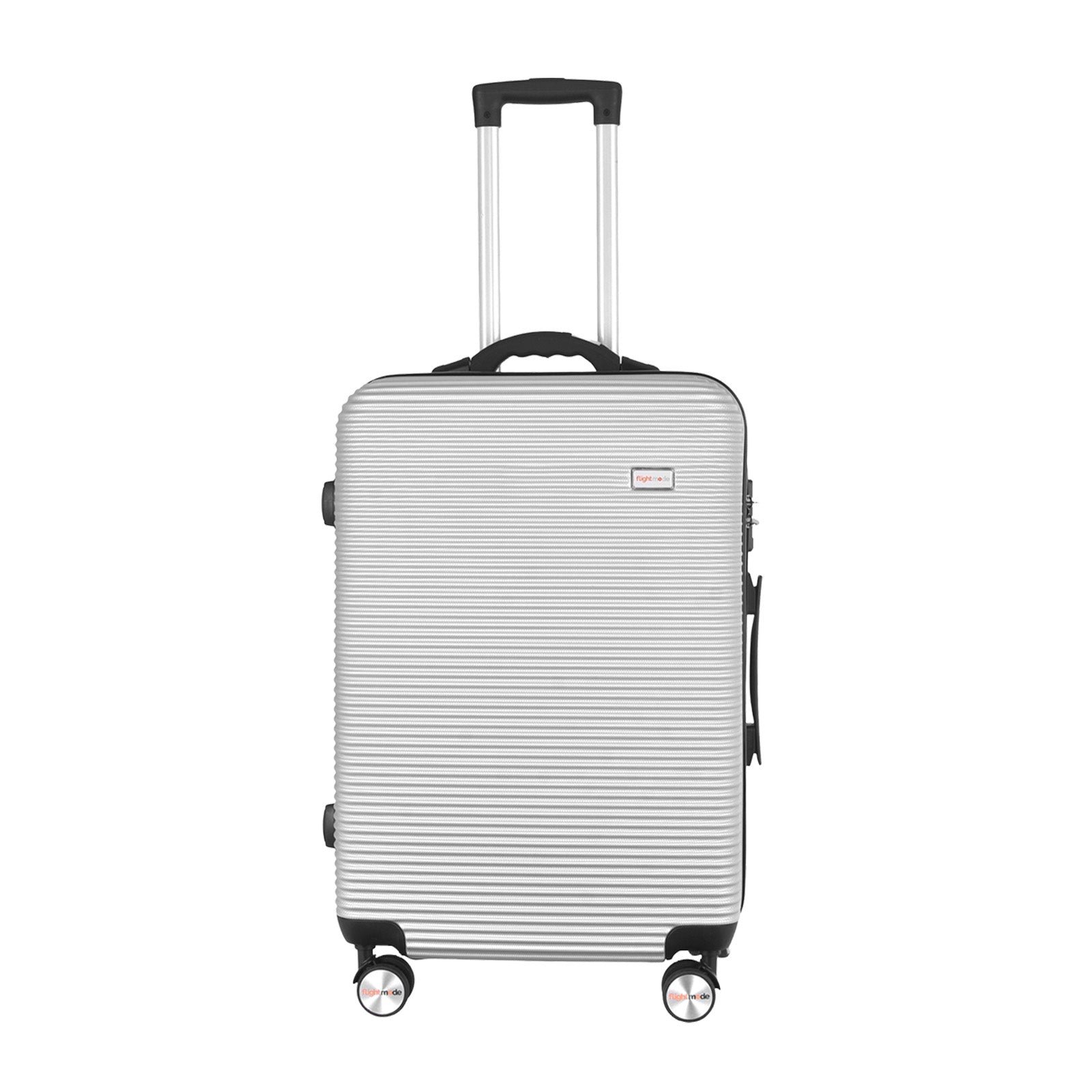 V915-FB3001-M-SL-202511101901-00.jpg 24" Digital Weighing Scale and USB Charging Port Lightweight Luggage Suitcase Silver - Image 1