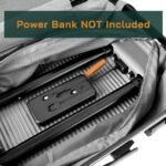 20" Digital Weighing Scale and USB Charging Port Lightweight Carry-on Luggage Suitcase Blue - Image 4