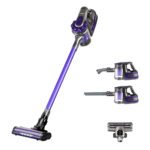 Devanti Stick Vacuum Cleaner Cordless Roller Brush 150W Purple - Image 8