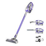 Devanti Stick Vacuum Cleaner Cordless HEPA Filter Purple 150W - Image 7