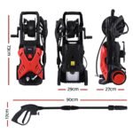 Giantz 2400PSI High Pressure Washer Electric Water Cleaner Pump 10M Jet Hose Gurney - Image 2