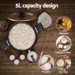 Devanti 5L Wax Melter Candle Making 1200W Melting Pot Furnace Quick Pour Spout Soy Soap - Image 7