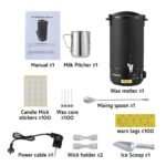 Devanti 10L Wax Melter Candle Making 1520W Melting Pot Furnace Pour Spout Soap - Image 4