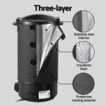 Devanti 10L Wax Melter Candle Making 1520W Melting Pot Furnace Pour Spout Soap - Image 6