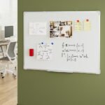 Magnetic Whiteboard 90x120cm Erase Board Marker Eraser Tray Home Office School - Image 6