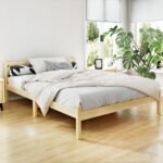Artiss Bed Frame Double Size Wooden Oak SOFIE - Image 8
