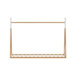 Artiss Bed Frame Wooden Kids House Single Frame Oak ENID - Image 3