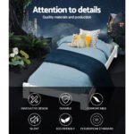 Artiss Bed Frame King Single Size Wooden White JADE - Image 3