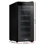 Devanti Wine Fridge Cooler 12 Bottles - Image 2