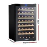 Devanti Wine Fridge Cooler 51 Bottles - Image 2