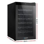 Devanti Wine Fridge Cooler 28 Bottles - Image 2