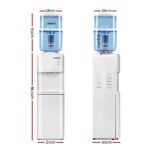 Devanti Water Cooler Dispenser Stand 22L Bottle White - Image 2