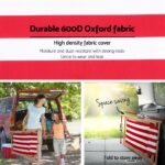 Gardeon Outdoor Deck Chair Wooden Sun Lounge Folding Beach Patio Furniture Red - Image 6