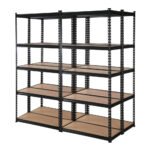 Giantz 4x1.8M Garage Shelving Warehouse Rack Pallet Racking Storage Shelve Black - Image 7