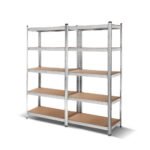 Giantz 2x1.8M Garage Shelving Warehouse Rack Pallet Racking Storage Shelf Silver - Image 8