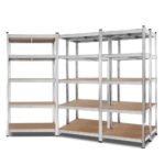 Giantz 5x1.8M Garage Shelving Warehouse Rack Pallet Racking Storage Shelf Silver - Image 8