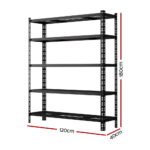 4 x 1.8M Giantz Garage Shelving Warehouse Rack - Image 2