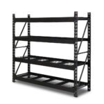 Giantz 2Mx2M Garage Shelving Warehouse Rack Pallet Racking Storage Shelve Black - Image 7