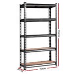 Giantz 5x1.5M Garage Shelving Warehouse Rack Pallet Racking Storage Charcoal - Image 2