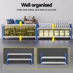 Giantz 2x 0.9M Garage Shelving Workbench Warehouse Rack - Image 5