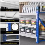 Giantz 2x 0.9M Garage Shelving Workbench Warehouse Rack - Image 6