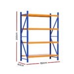 Giantz 2Mx1.5M Warehouse Shelving Garage Rack - Image 2