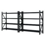 Giantz 4Mx1.8M Garage Shelving Warehouse Rack Black - Image 7
