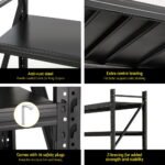 Giantz 4Mx1.8M Garage Shelving Warehouse Rack Black - Image 6