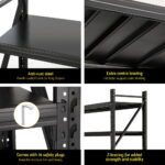 Giantz 4Mx2M Garage Shelving Warehouse Rack Black - Image 6