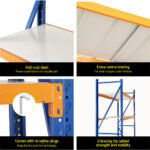Giantz 2Mx2M Garage Shelving Warehouse Rack Pallet Racking Storage Shelf Blue - Image 6