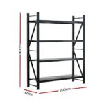 Giantz 2.4Mx2M Warehouse Shelving Garage Rack - Image 2