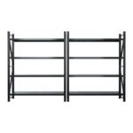 Giantz 4Mx2.4M Garage Shelving Warehouse Rack Black - Image 3