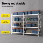 3Mx2M Giantz Garage Shelving Warehouse Rack - Image 4